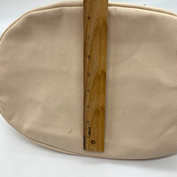 Isaac Mizrahi Live Womens Handbag Bridgehampton Tote Bag Cream Color - Picture 6 of 13